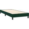 Box spring postel s matrací 80x220 cm samet [3317380] (Barva Tmavě šedá)