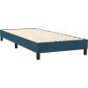 Box spring postel s matrací 80x220 cm samet [3317380] (Barva Tmavě šedá)