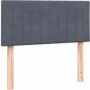 Box spring postel s matrací 80x220 cm samet [3316429] (Barva Tmavě moddrá)