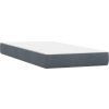 Box spring postel s matrací 80x220 cm samet [3316429] (Barva Tmavě moddrá)
