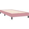 Box spring postel s matrací 80x220 cm samet [3316429] (Barva Tmavě moddrá)
