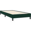 Box spring postel s matrací 80x220 cm samet [3316429] (Barva Tmavě moddrá)