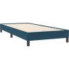 Box spring postel s matrací 80x220 cm samet [3316429] (Barva Tmavě moddrá)