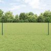 Euro plot s pilotem 25 x 0,6 m Stříbrná [3336005] (Barva Zelená)
