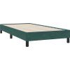 Box spring postel s matrací a LED 80x210 cm samet [3316857] (Barva Světle šedá)