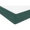 Box spring postel s matrací a LED 80x210 cm samet [3316857] (Barva Světle šedá)