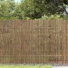 Zahradní plot 400 x 100 cm rákos [365748] (Barva Hnědá)