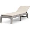 Lehátko Keter Atlas cappuccino s polstrem [612113]