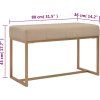 Lavice 80 cm sametová [247556] (Barva hořčicová)