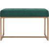 Lavice 80 cm sametová [247556] (Barva hořčicová)