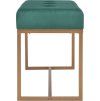 Lavice 80 cm sametová [247556] (Barva hořčicová)