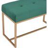 Lavice 80 cm sametová [247556] (Barva hořčicová)