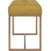 Lavice 80 cm sametová [247556] (Barva hořčicová)