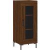 Skříň highboard 34,5x34x180 cm kompozit [3200386] (Barva Černá)