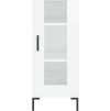 Skříň highboard 34,5x34x180 cm kompozit [3200386] (Barva Černá)