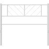 Kovové náhradní čelo postele 100 cm [372208] (Barva Černá)