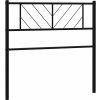 Kovové náhradní čelo postele 100 cm [372208] (Barva Černá)