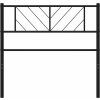 Kovové náhradní čelo postele 100 cm [372208] (Barva Černá)