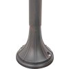 Zahradní sloupová lampa E27 120 cm hliník [44211] (Barva Bronzová)