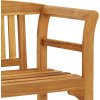 Zahradní lavice 114 cm masivní akáciové dřevo [316497] (Barva Přírodní)