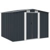 Zahradní domek na nářadí 257 x 205 x 178 cm ocel [47030] (Barva Antracitová)