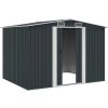 Zahradní domek na nářadí 257 x 205 x 178 cm ocel [47030] (Barva Antracitová)
