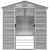 Zahradní domek 191 x 640 x 198 cm pozinkovaná ocel [3188248] (Barva Světle šedá)