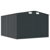 Zahradní domek 257 x 298 x 178 cm kovový [143342] (Barva Antracitová)