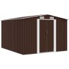 Zahradní domek 257 x 298 x 178 cm kovový [143342] (Barva Antracitová)
