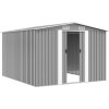 Zahradní domek 257 x 298 x 178 cm kovový [143342] (Barva Antracitová)