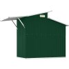 Zahradní kůlna 270 x 130 x 208,5 cm pozinkovaná ocel [316244] (Barva Antracitová)
