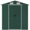 Zahradní kůlna 191 x 130 x 198 cm pozinkovaná ocel [3188231] (Barva Zelená)