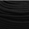 Splétané lodní lano 8 mm x 100 m polyester [152819] (Barva Černá)