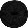 Splétané lodní lano 8 mm x 100 m polyester [152819] (Barva Černá)