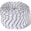 Pracovní lano 10 mm 250 m polyester [143793] (Barva Bílá)