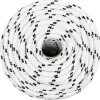 Splétané lodní lano 12 mm x 25 m polyester [152826] (Barva Černá)