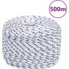 Lodní lano 10 mm 500 m polypropylen [152563] (Barva Bílá)