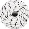 Splétané lodní lano 14 mm x 25 m polyester [152830] (Barva Černá)