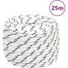 Splétané lodní lano 14 mm x 25 m polyester [152830] (Barva Černá)