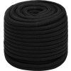 Splétané lodní lano 16 mm x 50 m polyester [152835] (Barva Černá)