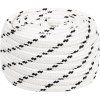 Splétané lodní lano 16 mm x 50 m polyester [152835] (Barva Černá)