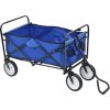 Skládací ruční vozík ocel [143779] (Barva Modrá)