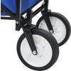 Skládací ruční vozík ocel [143779] (Barva Modrá)