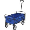 Skládací ruční vozík ocel [143779] (Barva Modrá)