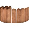 Trávníkové lemy 3 ks 120 cm impregnované borové dřevo [3053645] (Barva Hnědá)