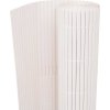 Oboustranný zahradní plot PVC 90 x 300 cm [43622] (Barva Bílá)