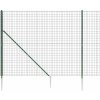 Drátěný plot s kotevními hroty 1,8 x 25 m [154109] (Barva Zelená)