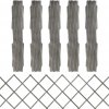 Trelážové ploty 5 ks masivní jedlové dřevo 180 x 60 cm [316424]
