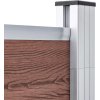 Set plotového dílce WPC 1045 x 186 cm [3053211] (Barva Hnědá)