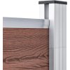 Zahradní plot WPC 872 x 186 cm [3070432] (Barva Černá)